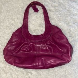 Purple Coach Handbag